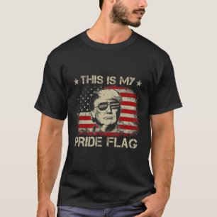 T-shirt Mon Drapeau De Fierté Trump 2024 Drapeau Américain