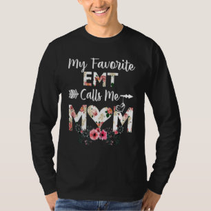 T-shirt Mon Emt préféré m'appelle Maman Fête des mères flo
