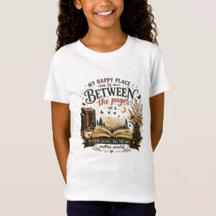 T-Shirt MON ENDROIT HEUREUX EST ENTRE LES PAGES
