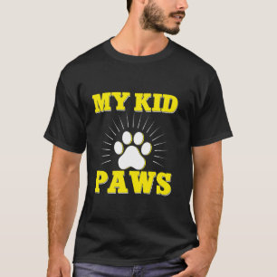 T-shirt Mon enfant caresse papa chat
