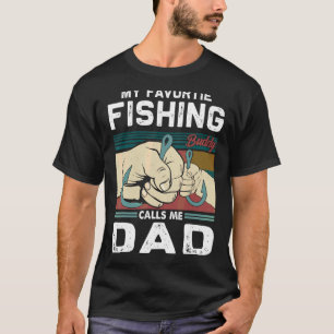 T-shirt Mon Époux De Pêche Préféré M'Appelle Papa American