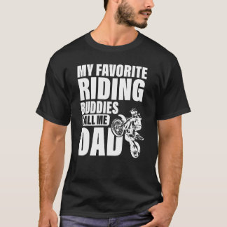 T-shirt Mon Époux D'Équitation Préféré M'Appelle Papa Dirt