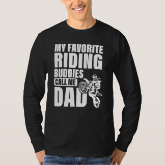 T-shirt Mon Époux D'Équitation Préféré M'Appelle Papa Dirt