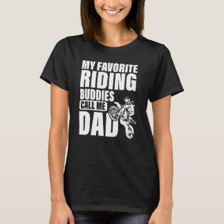 T-shirt Mon Époux D'Équitation Préféré M'Appelle Papa Dirt