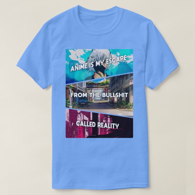 T-shirt Mon Escape Art CoteCosplay Otaku Cadeau (Design devant)