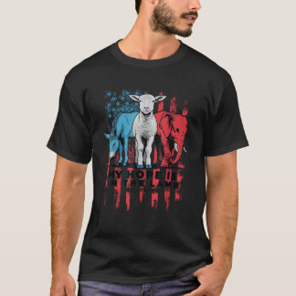 T-shirt Mon Espoir Est Dans L'Agneau Chrétien Jésus Dieu Â