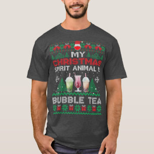 T-shirt Mon Esprit Animal Est Buble Thé Drôle Grosse Chrét