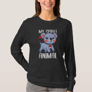 T-shirt Mon Esprit Animal Koala Avec Je T'Aime Coeur Migno