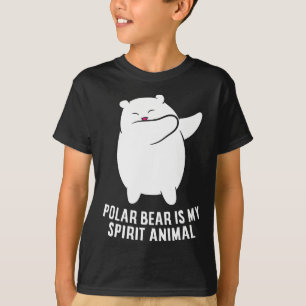 T-shirt Mon Esprit Animal Polaire Ours Mélange Ours Polair