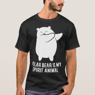 T-shirt Mon Esprit Animal Polaire Ours Mélange Ours Polair