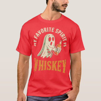 T-shirt Mon Esprit favori est Whiskey