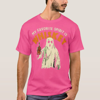 T-shirt Mon Esprit favori est Whiskey