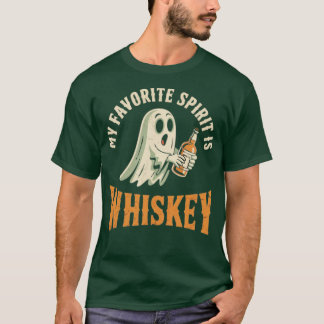 T-shirt Mon Esprit favori est Whiskey