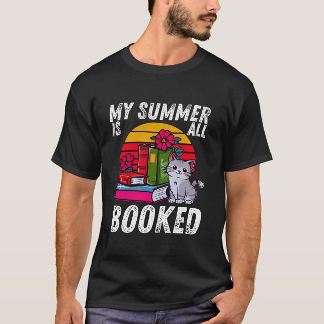 T-shirt Mon Été Est Tout Réservé Lecture Librairie Amour C (Devant)