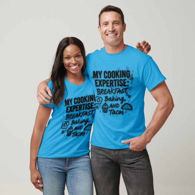 T-shirt Mon expertise en Cuisine (Unisexe)