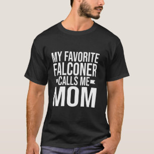 T-shirt Mon fauconnier préféré m'appelle Maman Fauconnerie