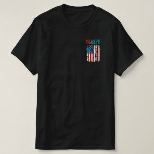 T-shirt Mon Fils A Ton Dos Fier Maman Armée