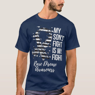 T-shirt Mon Fils Combattre Est Mon Combat Rare Maladie Sen
