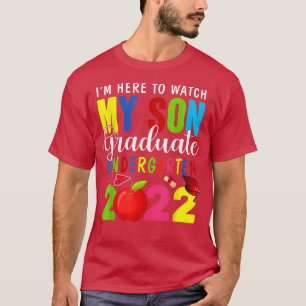 T-shirt Mon fils Diplômé de la maternelle 2022 Clas de Gra