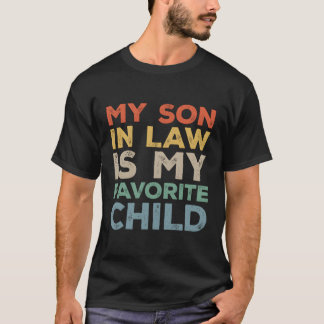 T-shirt Mon Fils En Droit Est Ma Famille D'Enfants Préféré