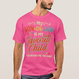 T-shirt Mon Fils En Droit Est Mon Enfant Préféré