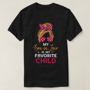 T-shirt Mon Fils En Droit Est Mon Enfant Préféré
