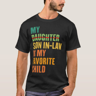 T-shirt Mon Fils En Droit Est Mon Enfant Préféré Amusant