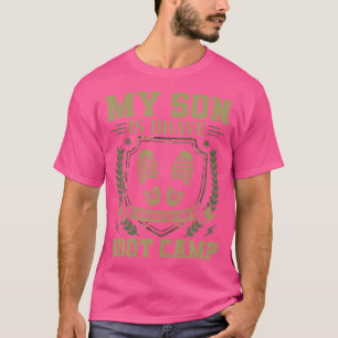 T-shirt Mon Fils Est Courageux Et Est Lié À Un Camp De Dém