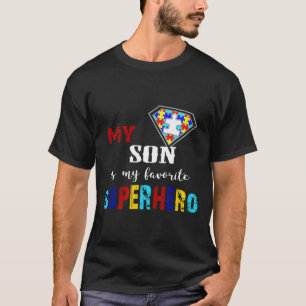 T-shirt Mon Fils Est Ma Sensibilisation sur l'autisme Supe