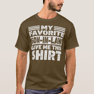 T-shirt Mon Fils Favori En Droit M'A Donné Cela