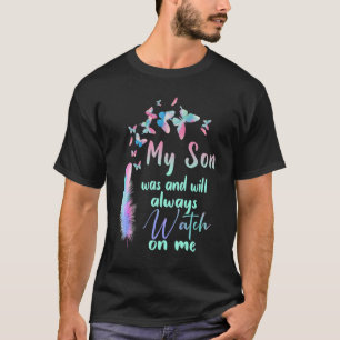 T-shirt Mon Fils Mon Ange Gardien Parents Fils Perdus Mlle