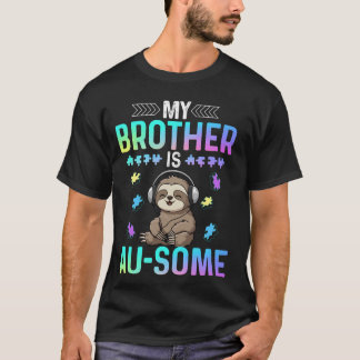 T-shirt Mon frère est génial Sensibilisation à l'autisme P