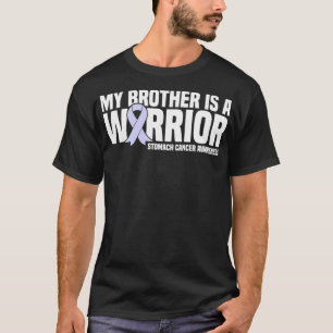 T-shirt Mon frère est un guerrier Conscience du cancer de 