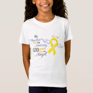 T-Shirt Mon frère un ange - cancer de la vessie