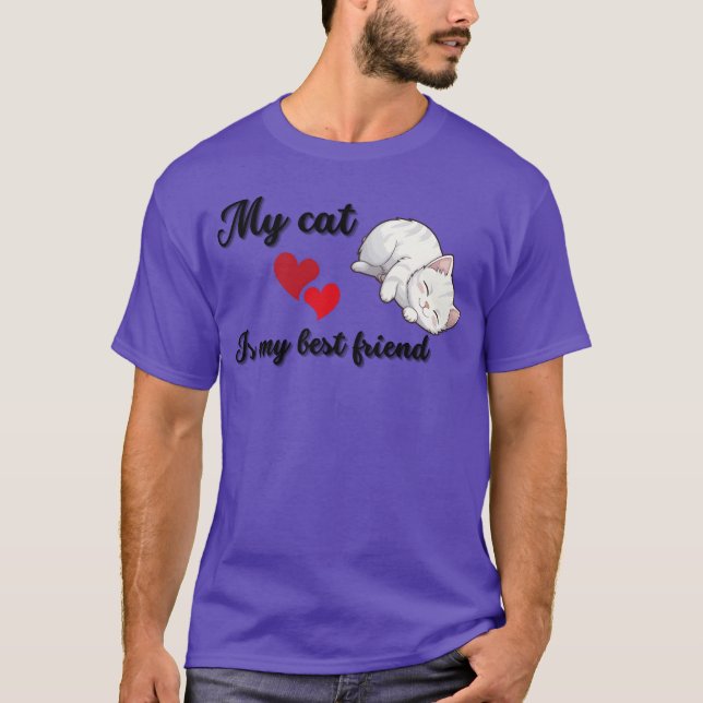 T-shirt Mon garçon de chat (Devant)