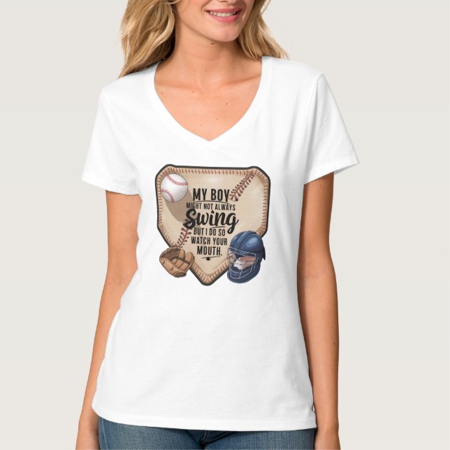 T-shirt Mon Garçon Ne Chantera Peut-Être Pas Toujours, Mai (Devant)