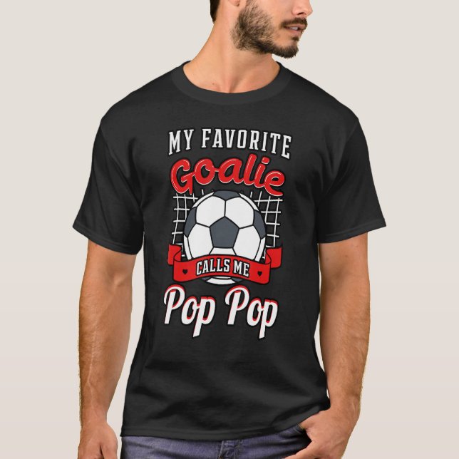 T-shirt Mon gardien préféré m'appelle joueur de football p (Devant)