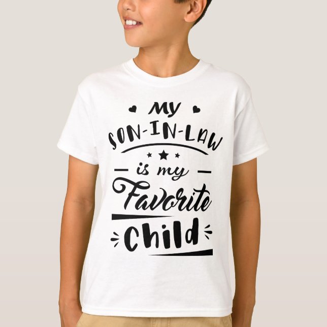 T-shirt Mon gendre est mon enfant préféré (Devant)