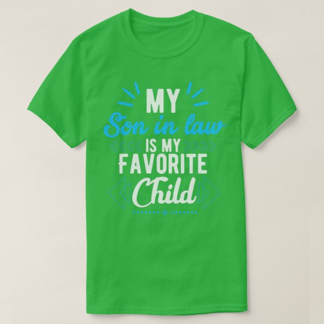 T-shirt Mon gendre est mon enfant préféré (Design devant)