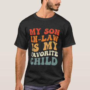 T-shirt Mon gendre est mon enfant préféré Famille Groovy