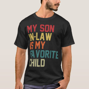 T-shirt Mon gendre est mon enfant préféré Humour familial