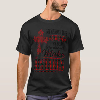 T-shirt Mon Genre A Été Attribué Par Dieu Anti-Démocrate