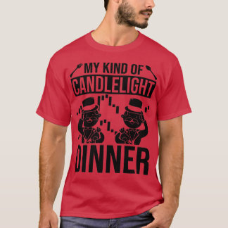 T-shirt Mon Genre De Dîner Aux Chandelles Trader 3