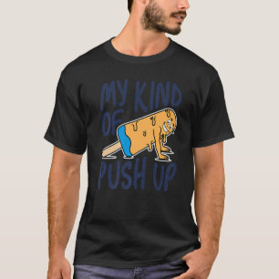 T-shirt Mon Genre De Push Up Humour Workout Popsicle Pour