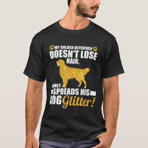 T-shirt Mon Golden Retriever Propose Sa Parties scintillan