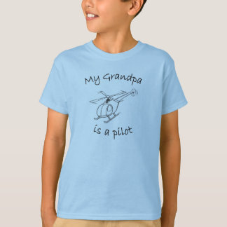 T-shirt Mon grand-papa est un pilote
