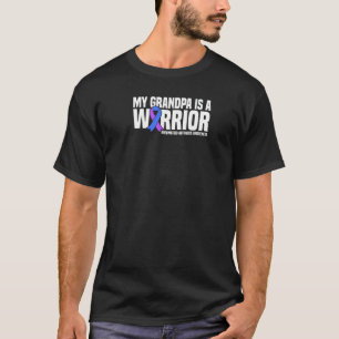 T-shirt Mon Grand-Père Est Un Guerrier Rhumatoïde Arthrite