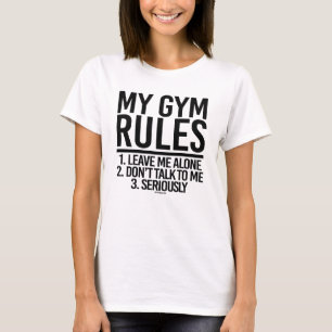 T-shirt Mon gymnase ordonne - laissez-moi seul - .png