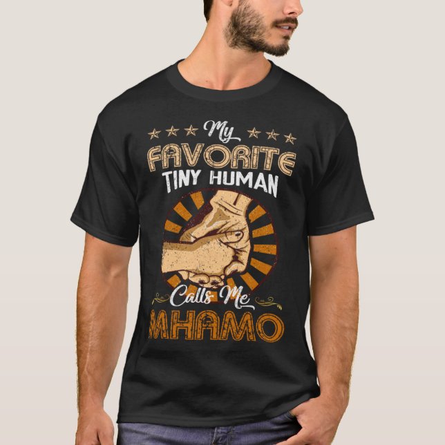 T-shirt Mon hamo favori m'appelle Mhamo Grand-mère (Devant)