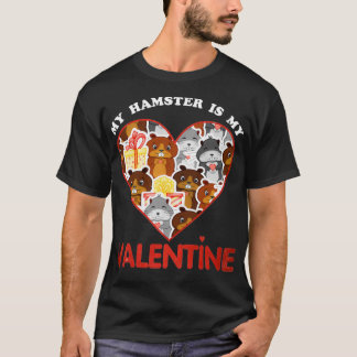 T-shirt Mon hamster est mon amoureux de Valentine Hamster